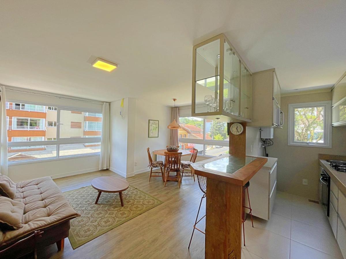 Apartamento No Coracao De Gramado, A 350M Da Rua Coberta! Exterior foto