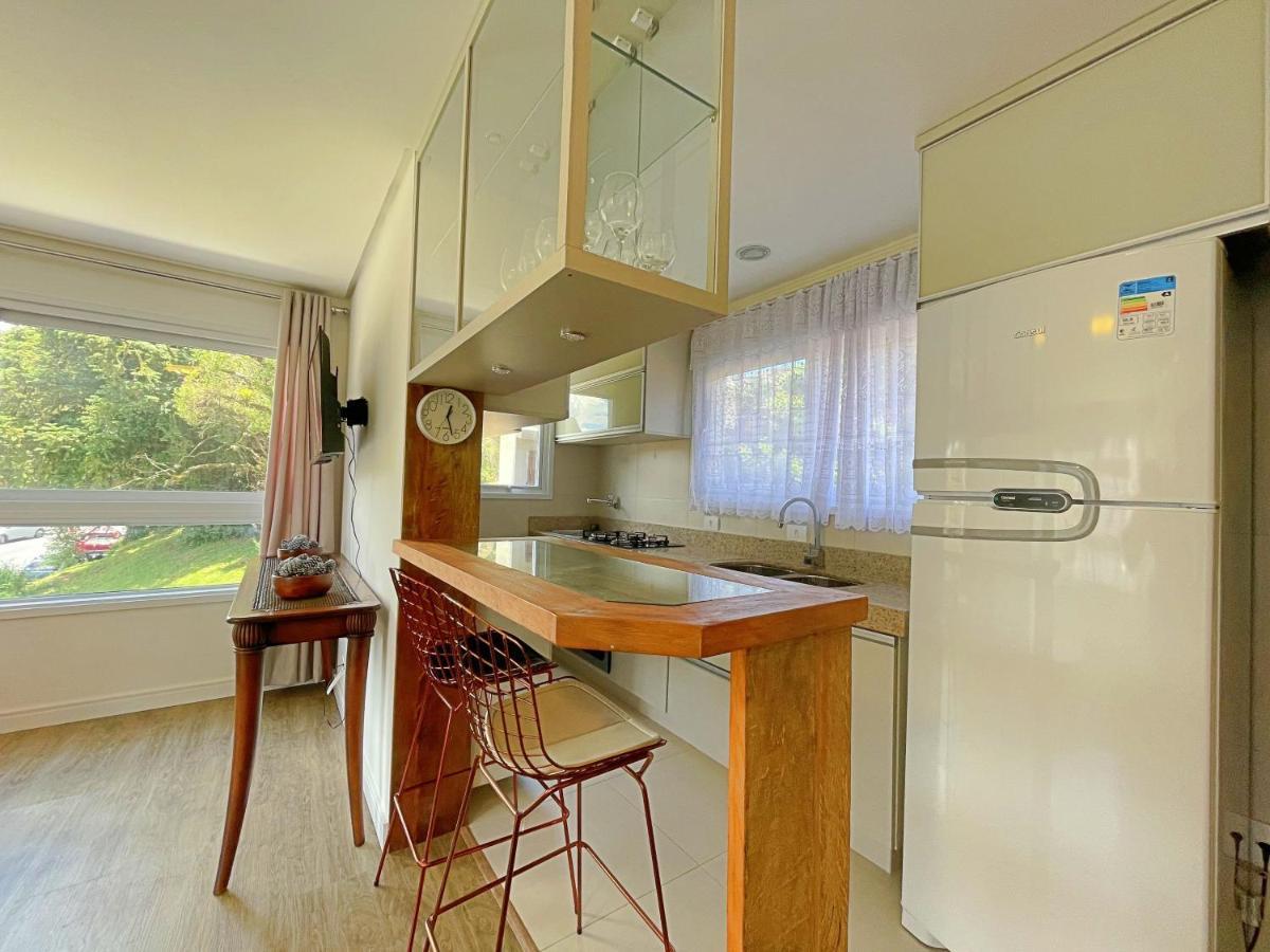 Apartamento No Coracao De Gramado, A 350M Da Rua Coberta! Exterior foto